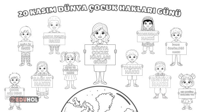 Dünya Çocuk Hakları Günü Pano 3 (10 a4)