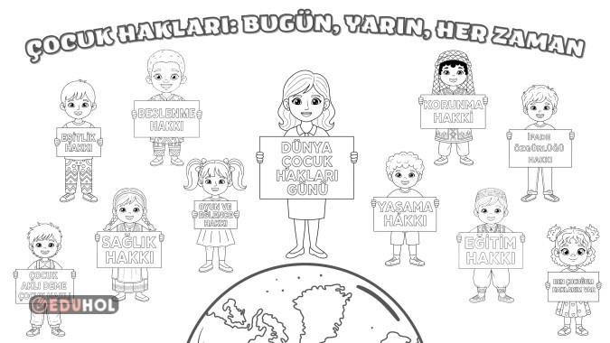 Dünya Çocuk Hakları Günü Pano 4 (10 a4)