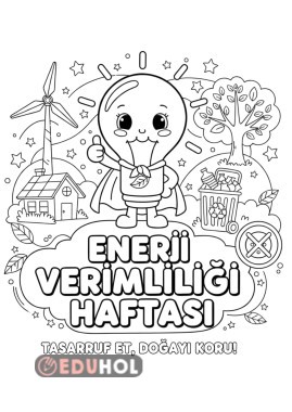 Enerji Verimliliği Haftası Boyama 2