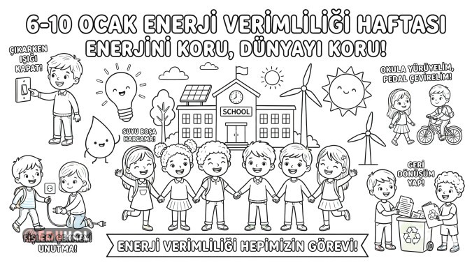 Enerji Verimliliği Haftası Boyama Sayfaları