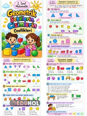 Geometrik Şekillerin Cisimlerin Özellikleri