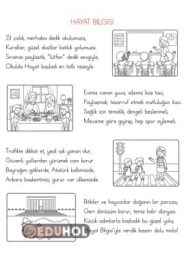 Hayat Bilgisi Genel Tekrar Şiiri