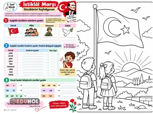 İstiklal Marşı Sözcüklerini Keşfediyorum
