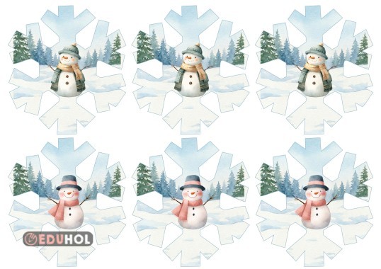 Kar Tanesi Karne/Hediye Süsü