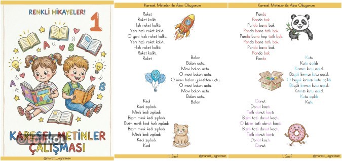 Karesel Metinler ile Akıcı Okuyorum 1