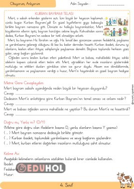 Kurban Bayramı Telaşı