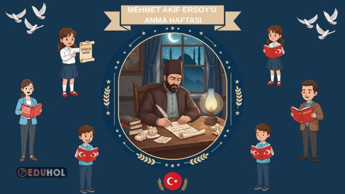 Mehmet Akif Ersoy'u Anma Haftası Dijital Pano