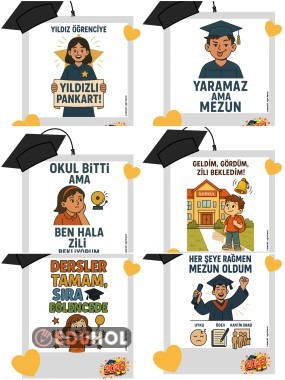 Mezuniyet El Pankartları 2026 🎓