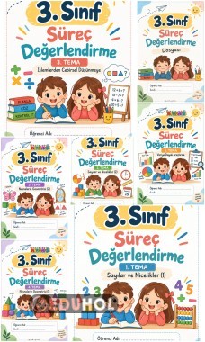 Süreç Değerlendirme Dosya Kapağı Matematik