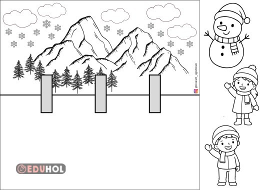 Üç Boyutlu Kış Etkinliği ❄️☃️