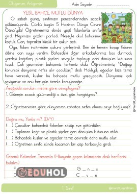 Yeşil Bahçe, Mutlu Dünya