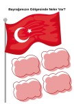 Bayrak Sevgisi Yaratıcı Yazma Çalışması