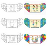 Dünya Engelliler Günü Aç Kapa Boyama Sayfaları