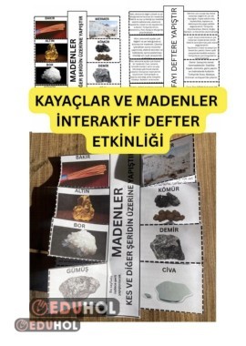 4.SINIF FEN BİLİMLERİ MADENLER İNTERAKTİF DEFTER ETKİNLİĞİ