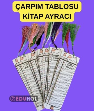 ÇARPIM TABLOSU KİTAP AYRACI