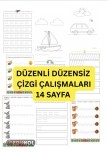 14 SAYFA DÜZENLİ DÜZENSİZ ÇİZGİ ÇALIŞMASI