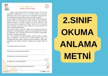 2.SINIF OKUMA ANLAMA METNİ