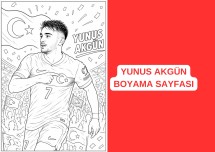 MİLLİ TAKIM DÜNYA KUPASI BOYAMA YUNUS AKGÜN
