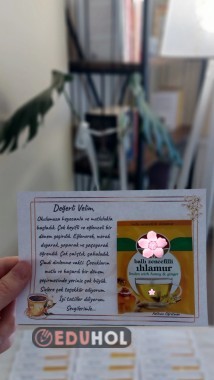 Veli Teşekkür Kartı