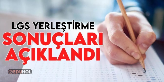 LGS (Lise Giriş Sınavı) Sonuçları açıklandı. 
Sonuçlar için linki tıklayınız. 

http://sonuc.meb.gov.tr/?2023