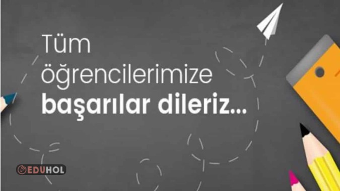 3 Eylül Pazar günü Bursluluk Sınavına girecek tüm öğrencilerimize Başarılar Dilerim.