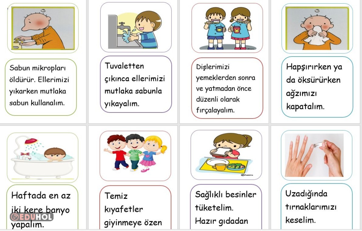 Temizlik Afi Leri 16 Adet Eduhol Ders Videolar Zle Online Test Temizlik Afisleri 16 Adet 2116052342