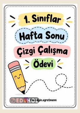 Hafta Sonu Çizgi Çalışması Ödevi