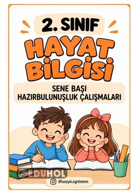 Hayat Bilgisi Sene Başı Hazırbulunuşluk Çalışması