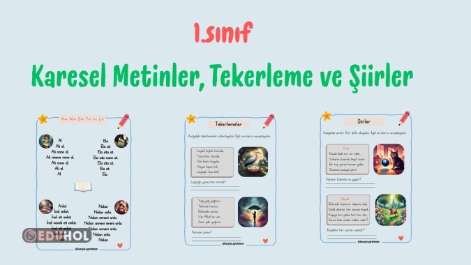 Hızlı Okuma Çalışmaları( Karesel Metinler, Tekerleme ve Şiir)