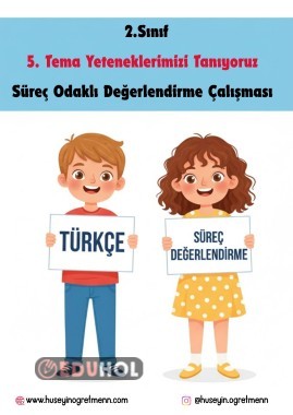 Türkçe 5.Tema Süreç Odaklı Değerlendirme Çalışması