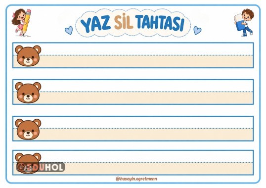 Yaz-Sil Tahtası