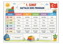 1.Sınıf Ders Programı