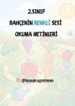 Bahçenin Renkli Sesi (Okuma Metinleri)