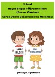 Hayat Bilgisi 1. Öğrenme Alanı Süreç Odaklı Değerlendirme Çalışması