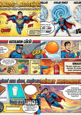 Kaptan Madde - Çizgi Roman Tadında Ders (Akıllı Tahta)