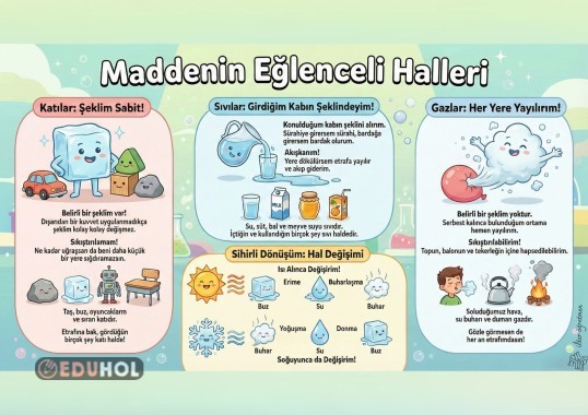 Maddenin Halleri ve Hal Değişimi - Fen Bilimleri