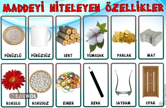 Maddeyi Niteleyen Özellikler - Fen Bilimleri