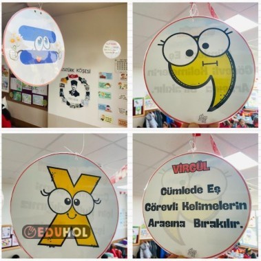 Türkçe noktalama ve matematik işaretleri - Tavan Askı