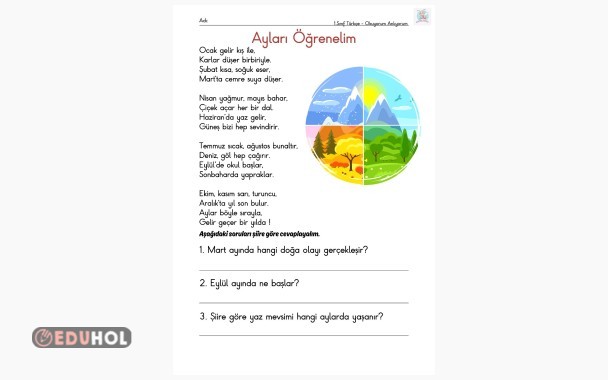 okuyorum anlıyorum aylar