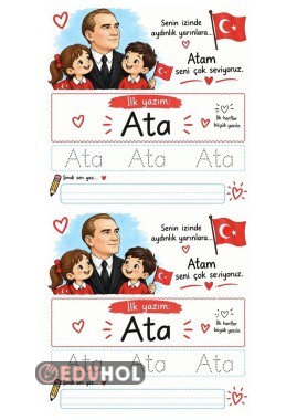 Deftere ata yazısı