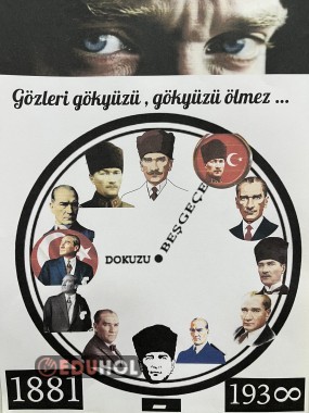 10 Kasım Atatürk’ü Anma Saat Etkinliği