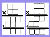 3. Sınıf Çarpma İşlemi Şablonu.