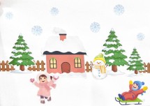 Kış Temalı Kes Yapıştır Etkinliği