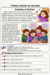 2.Sınıf Türkçe-Okuma Anlama