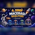 4.Sınıf Yeni Dönem Dijital Pano🌝🌠