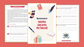 Biçimlendirici Okuma Anlama Çalışması 8 - Sihirli Kelimelerin Gücü