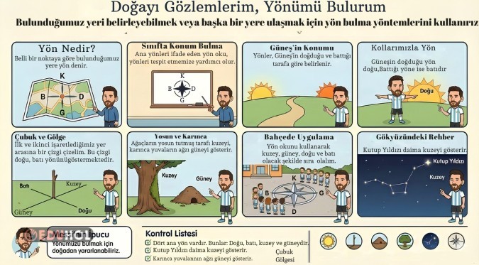 Doğayı Gözlemlerim,Yönümü Bulurum