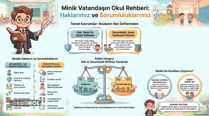 Hak ve Sorumluluk için Farklı bir konu özeti