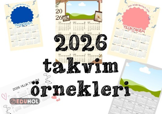 2026 takvim