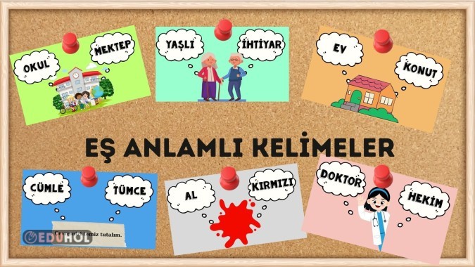 3.SINIF EŞ ANLAMLI KELİMELER